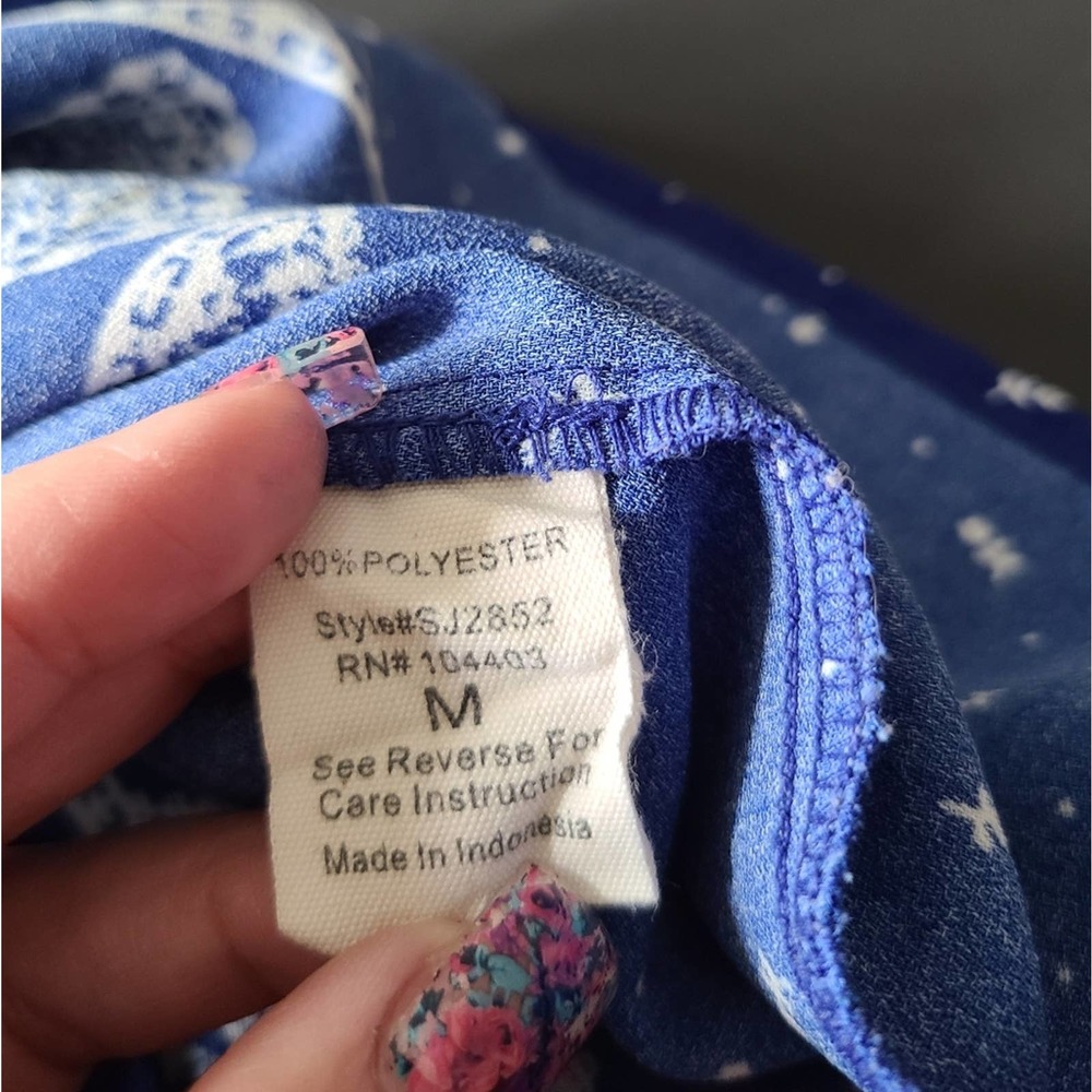 SWEET WANDERER | BLUE BANANA PRINT SHORTS - Picture 4 of 11
